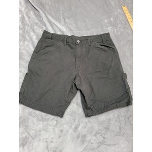 Katin Shorts Mens 35 gray canvas Chinos‎ Comfort Pockets Casual